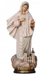  Our Lady of Medjugorje Statue in Maple or Linden Wood, 6\" - 71\"H 