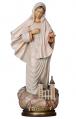 Our Lady of Medjugorje Statue in Maple or Linden Wood, 6" - 71"H 