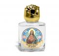  SACRED HEART OF JESUS GLASS HOLY WATER BOTTLE (3 PC) 