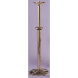  Processional High Polish Finish Floor Bronze Candlestick: 1936 Style - 1 1/2\" Socket 