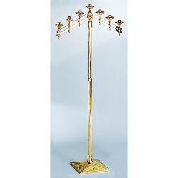  Floor Candelabra | 7 Lite | Bronze Or Brass | Adjustable 