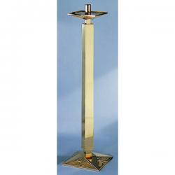  Paschal Candlestick | 44\" | Brass Or Bronze | Square Column & Base 