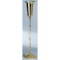  Standing Altar Vase | 12" | Bronze Or Brass | Adjustable | Square Base 