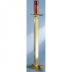  Floor Sanctuary Lamp | 44\" | Bronze Or Brass | Square Column & Base 