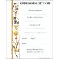  Commissioning Certificate - Worded or Blank - Oil Painting - 100 Pk 