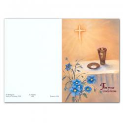  \"For Your Intentions\" Intention/Living Mass Card - Oil Painting 