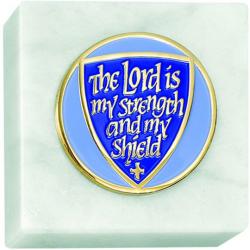 The Lord is My Strength and My Shield Paperweight 