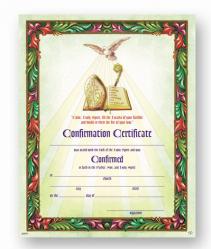  CERTIFICATE OF CONFIRMATION (50/BX) 