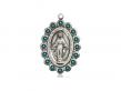  Miraculous Neck Medal/Pendant Only w/Emerald Stones for May 