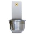  Holy Water Font - Stainless Steel - 5" Dia 