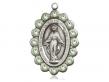  Miraculous Neck Medal/Pendant Only w/Peridot Stones for August 