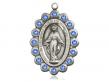  Miraculous Neck Medal/Pendant Only w/Sapphire Stones for September 
