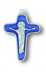  .87\" CROSS WITH BLESSED MOTHER AND SON (25 pc) 