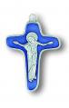  .87" CROSS WITH BLESSED MOTHER AND SON (25 pc) 