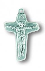  1.25\" O.L. WITH CHRIST ON CRUCIFIX (25 PC) 