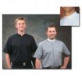  Short Sleeve Neckband Clergy Shirt 