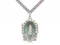  Our Lady of Guadalupe Enameled Neck Medal/Pendant Only 