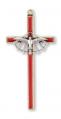  ENAMELED CONFIRMATION CROSS ON CORD (2 PC) 
