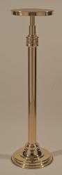  Combination Finish Bronze Adjustable Pedestal Stand: 2034 Style - 35\" to 55\" Ht 
