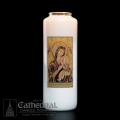  Our Lady of Perpetual Help 6-Day Glass Candle (12/cs) 