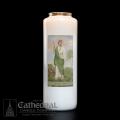  St. Jude 6-Day Glass Candle (12/bx) 