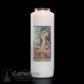 Saint Kateri Tekakwitha 6-Day Glass Candle (12/cs) 