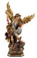  St. Michael Archangel Statue in Maple or Linden Wood, 6" - 71"H 