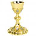  12 Apostles Medallions Chalice & Scale Paten w/Ring 