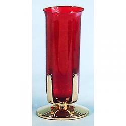  Altar Sanctuary Lamp | 6\" | Brass Or Bronze | Round Base 