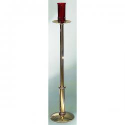 Floor Sanctuary Lamp | 44\" | Bronze Or Brass | Round Column & Base 