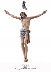  Crucifixion Group Corpus Only in Fiberglass, 72\"H 