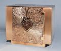  Combination Finish "Thorns & Heart" Bronze Tabernacle With Vault Lock: Style 2165 - 13 3/4" Ht 