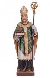  St. Patrick Statue in Maple or Linden Wood, 5.5\" - 71\"H 
