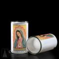  Our Lady of Guadalupe 3-Day Glass Globe (12/cs) 