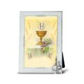  FIRST COMMUNION GIRL WITH CHALICE ON PEARLIZED FRAME 
