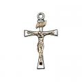  Maltese Crucifix Two Tone Neck Medal/Pendant Only 
