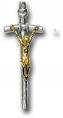  ROSARY CRUCIFIX WITH GOLD CORPUS (25 PC) 