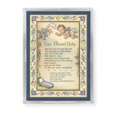  BLESSED BABY ACRYLIC EASEL WITH MAGNET (4 PC) 