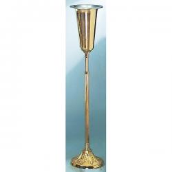  Standing Altar Vase | 12\" | Bronze Or Brass | Adjustable 47\" - 70\" | Round Base 
