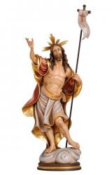  Resurrected Christ Statue in Maple or Linden Wood, 6.5\" - 71\"H 