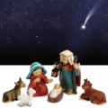  Small Nativity Set - 6 Figures 