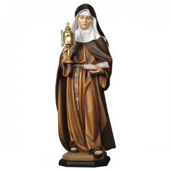  ST. CLARE OF ASSISI WITH CIBORIUM - Statues in Maplewood or Lindenwood 
