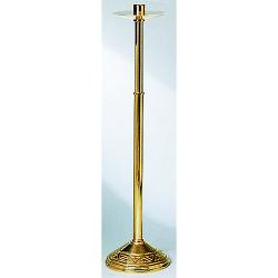  Processional Candlestick | 46\" | Bronze Or Brass | Round Base | 1-1/2\" Socket 