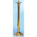  Paschal Candlestick | 44" | Brass Or Bronze | Geometric Design 