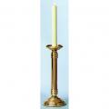 Altar Candlestick | 10 Sizes | Brass Or Bronze | Round Base & Column 