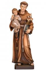  St. Anthony w/Child Statue in Maple or Linden Wood, 6\" - 71\"H 