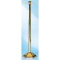  Processional Candlestick | 45"| Bronze Or Brass | Hexagonal Base | 1-1/2"Socket 