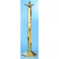  Paschal Candlestick | 48" | Brass Or Bronze | Hexagonal Column & Base 