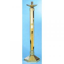  Paschal Candlestick | 48\" | Brass Or Bronze | Hexagonal Column & Base 