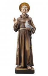  St. Francis of Assisi Statue in Maple or Linden Wood, 6.5\" - 71\"H 